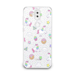 Lex Altern TPU Silicone Asus Zenfone Case Unicorn Donut Art