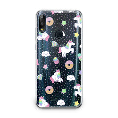 Lex Altern TPU Silicone Asus Zenfone Case Unicorn Donut Art