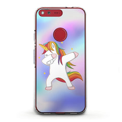 Lex Altern TPU Silicone Google Pixel Case Rainbow Unicorn