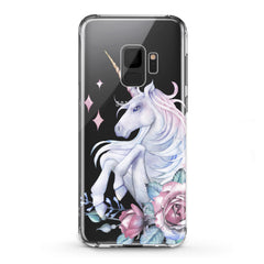 Lex Altern TPU Silicone Samsung Galaxy Case Floral Unicorn