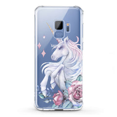 Lex Altern TPU Silicone Samsung Galaxy Case Floral Unicorn