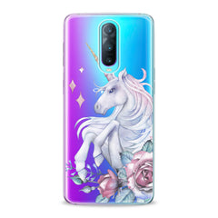 Lex Altern TPU Silicone Oppo Case Floral Unicorn