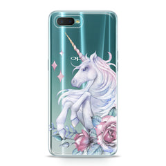 Lex Altern TPU Silicone Oppo Case Floral Unicorn