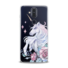 Lex Altern TPU Silicone Nokia Case Floral Unicorn