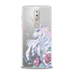 Lex Altern TPU Silicone Nokia Case Floral Unicorn