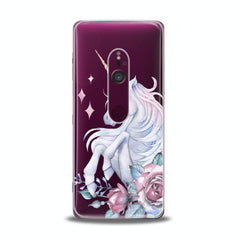 Lex Altern TPU Silicone Sony Xperia Case Floral Unicorn