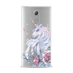 Lex Altern TPU Silicone Sony Xperia Case Floral Unicorn