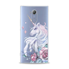 Lex Altern TPU Silicone Sony Xperia Case Floral Unicorn