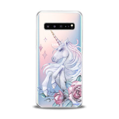 Lex Altern TPU Silicone Samsung Galaxy Case Floral Unicorn