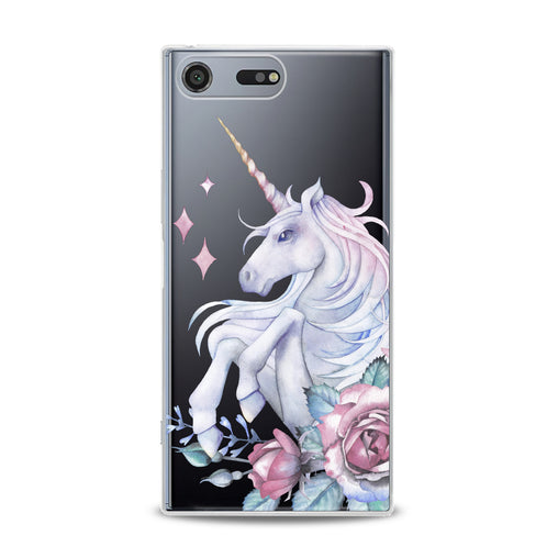 Lex Altern Floral Unicorn Sony Xperia Case