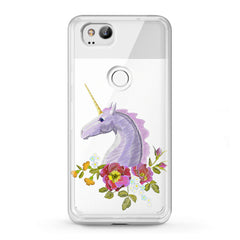 Lex Altern TPU Silicone Google Pixel Case Purple Unicorn