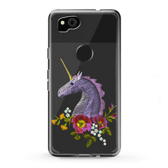 Lex Altern Google Pixel Case Purple Unicorn