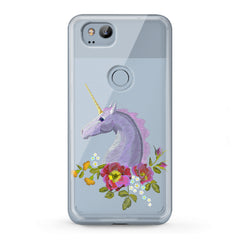 Lex Altern TPU Silicone Google Pixel Case Purple Unicorn