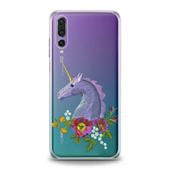 Lex Altern TPU Silicone Huawei Honor Case Purple Unicorn