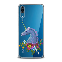 Lex Altern TPU Silicone Huawei Honor Case Purple Unicorn