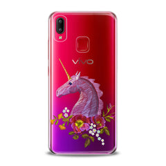 Lex Altern TPU Silicone VIVO Case Purple Unicorn