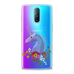 Lex Altern TPU Silicone Oppo Case Purple Unicorn