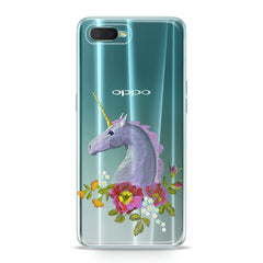 Lex Altern TPU Silicone Oppo Case Purple Unicorn