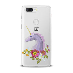 Lex Altern TPU Silicone OnePlus Case Purple Unicorn