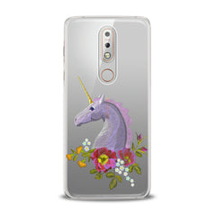 Lex Altern TPU Silicone Nokia Case Purple Unicorn