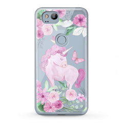 Lex Altern TPU Silicone Google Pixel Case Pink Unicorn