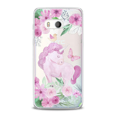 Lex Altern TPU Silicone HTC Case Pink Unicorn