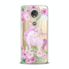 Lex Altern TPU Silicone Motorola Case Pink Unicorn