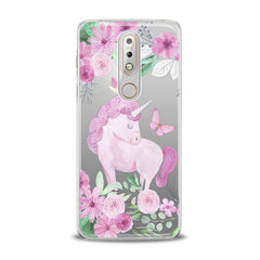 Lex Altern TPU Silicone Nokia Case Pink Unicorn