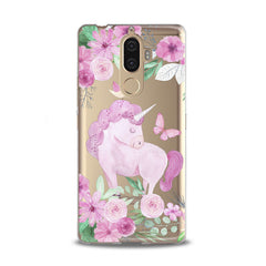 Lex Altern TPU Silicone Lenovo Case Pink Unicorn