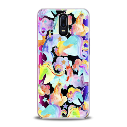 Lex Altern Colorful Unicorn Art Oppo Case