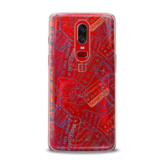 Lex Altern TPU Silicone OnePlus Case Colored Stamps