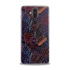 Lex Altern TPU Silicone Nokia Case Colored Stamps