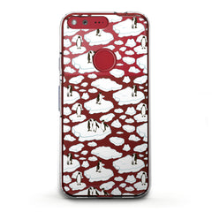 Lex Altern TPU Silicone Google Pixel Case Arctic Penguins