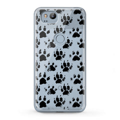 Lex Altern TPU Silicone Google Pixel Case Doggy Paws Pattern