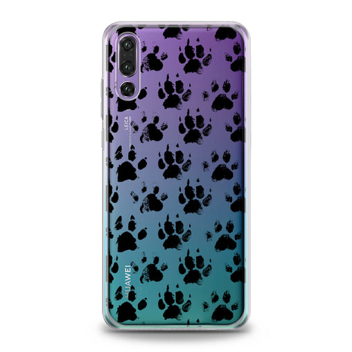 Lex Altern Doggy Paws Pattern Huawei Honor Case