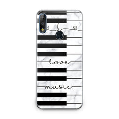 Lex Altern TPU Silicone Asus Zenfone Case Lovely Piano Keys