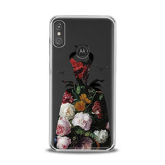 Lex Altern TPU Silicone Motorola Case Floral Maleficent