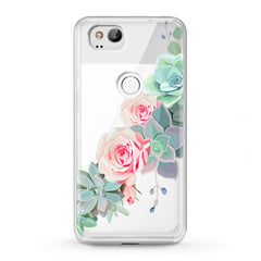 Lex Altern TPU Silicone Google Pixel Case Succulent Roses