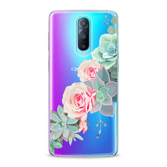 Lex Altern TPU Silicone Oppo Case Succulent Roses