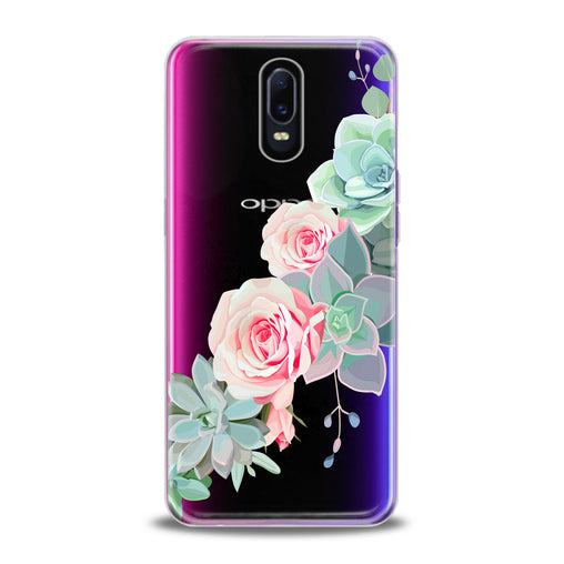 Lex Altern Succulent Roses Oppo Case