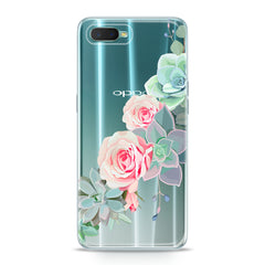 Lex Altern TPU Silicone Oppo Case Succulent Roses