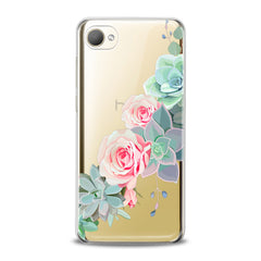 Lex Altern TPU Silicone HTC Case Succulent Roses