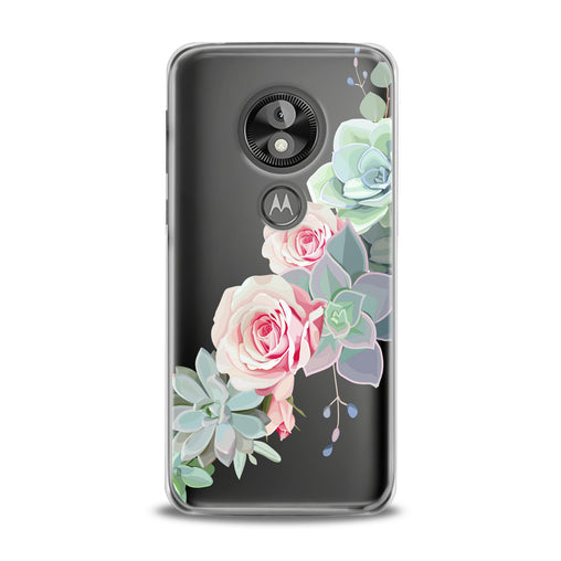 Lex Altern Succulent Roses Motorola Case