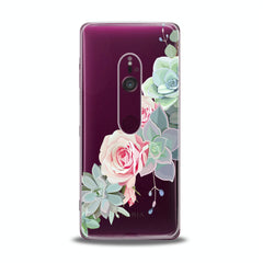 Lex Altern TPU Silicone Sony Xperia Case Succulent Roses