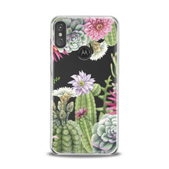 Lex Altern TPU Silicone Motorola Case Floral Cactus