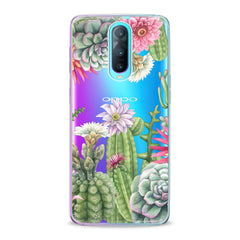 Lex Altern TPU Silicone Oppo Case Floral Cactus