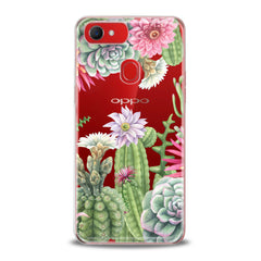 Lex Altern TPU Silicone Oppo Case Floral Cactus