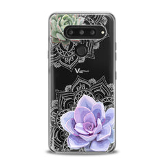 Lex Altern Purple Succulent Art LG Case