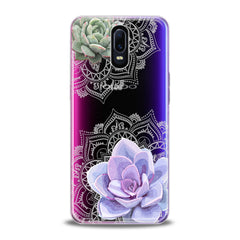 Lex Altern Purple Succulent Art Oppo Case