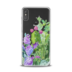 Lex Altern TPU Silicone Motorola Case Cacti Bloom